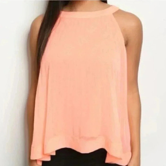 Peachy Pleated Top - Picture 4 of 4